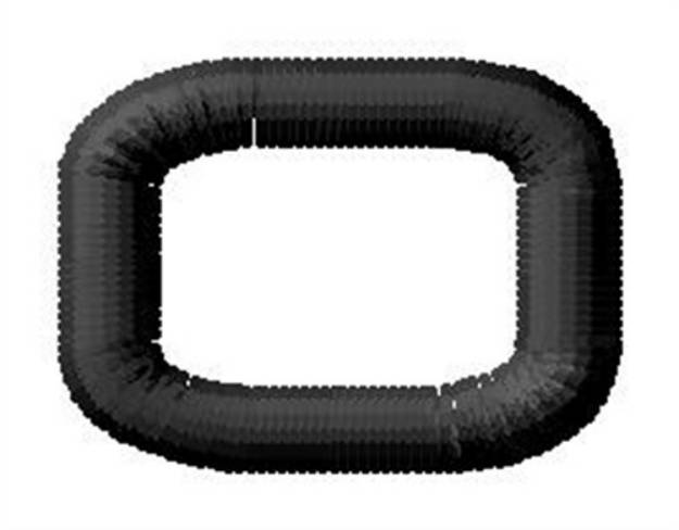 Picture of Nueropol Lowercase o Machine Embroidery Design