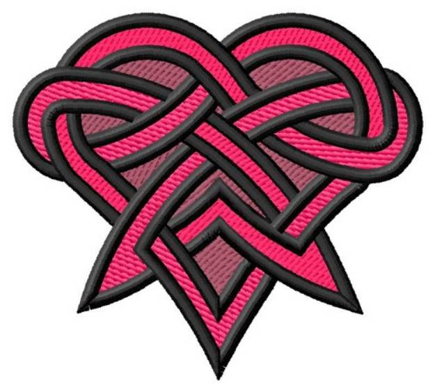 Picture of Heart Knot Machine Embroidery Design