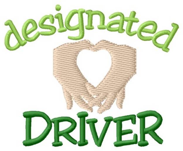 Picture of Designated Driver Love Machine Embroidery Design