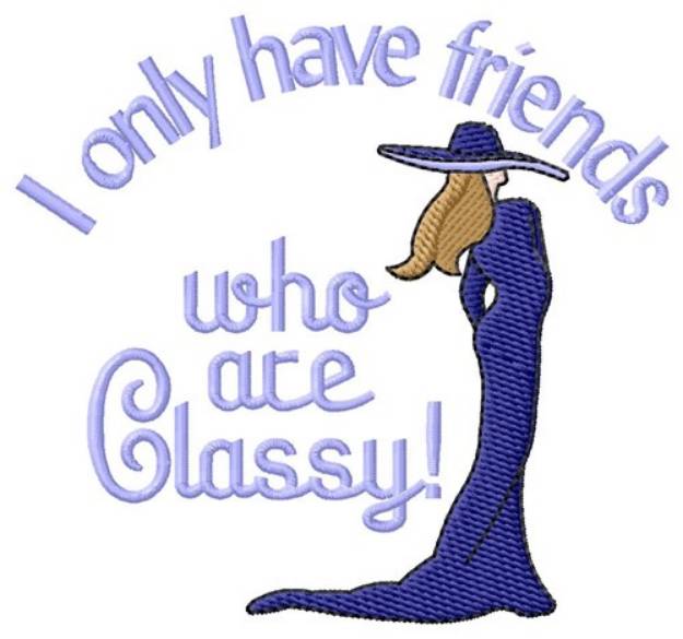 Picture of Classy Friends Machine Embroidery Design