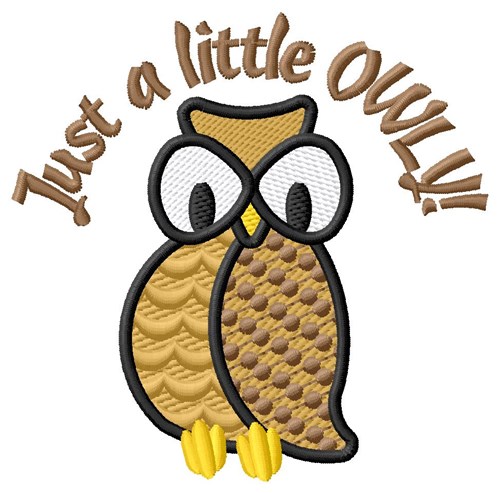 A Little Owly Machine Embroidery Design
