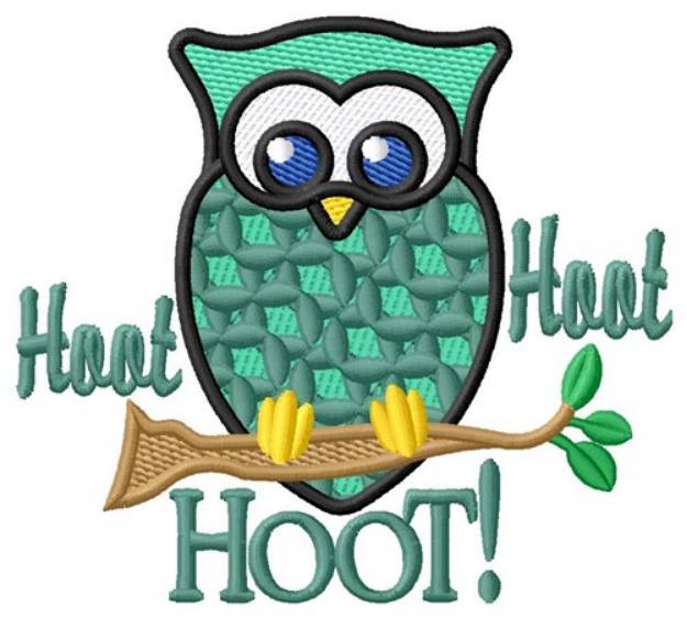 Picture of Hoot Hoot Machine Embroidery Design