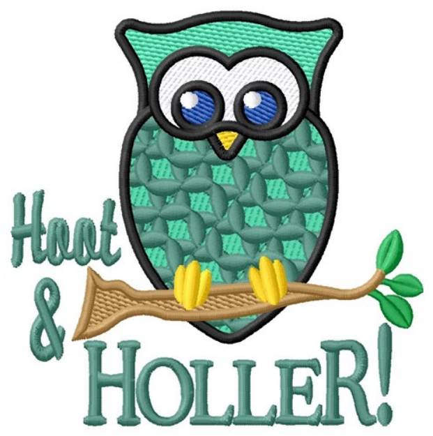 Picture of Hoot & Holler Machine Embroidery Design