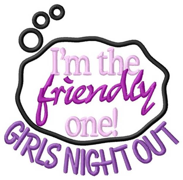 Picture of Friendly Night Out Machine Embroidery Design