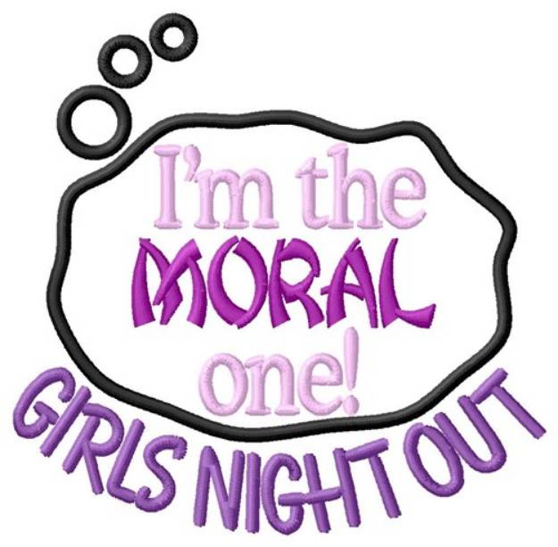 Picture of Moral Night Out Machine Embroidery Design