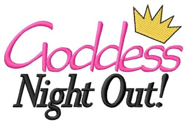 Picture of Goddess Night Out Machine Embroidery Design