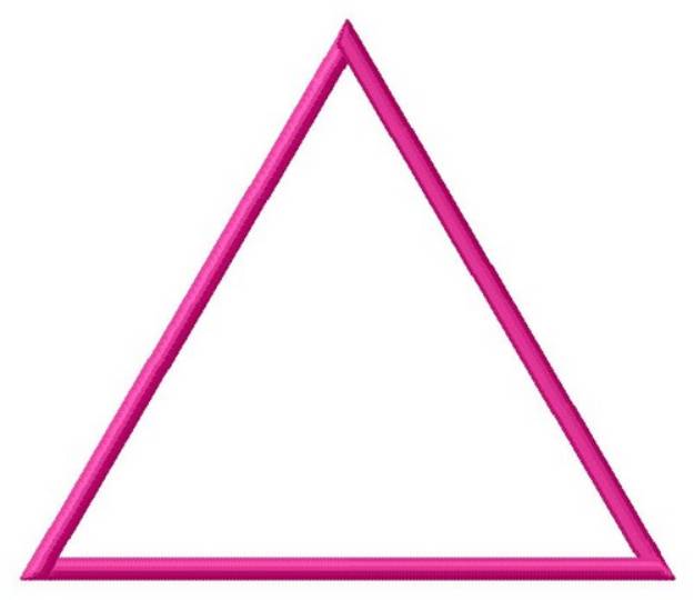 Picture of Triangle (Outline) Machine Embroidery Design