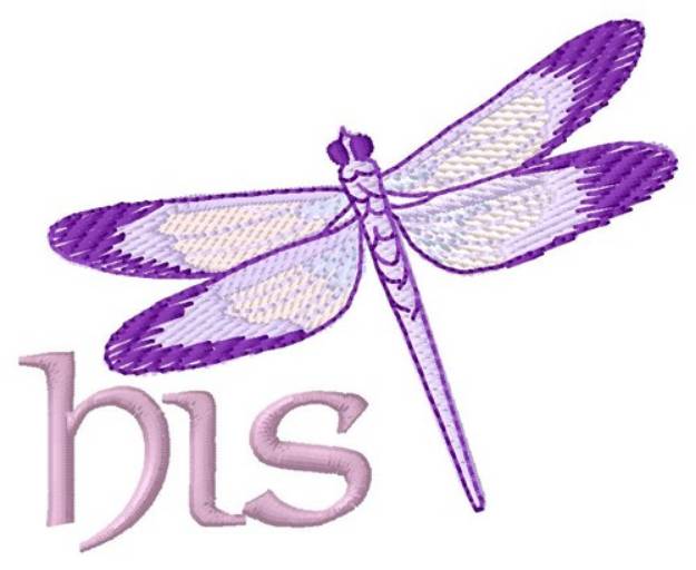 Picture of His Towel Dragonfly Machine Embroidery Design