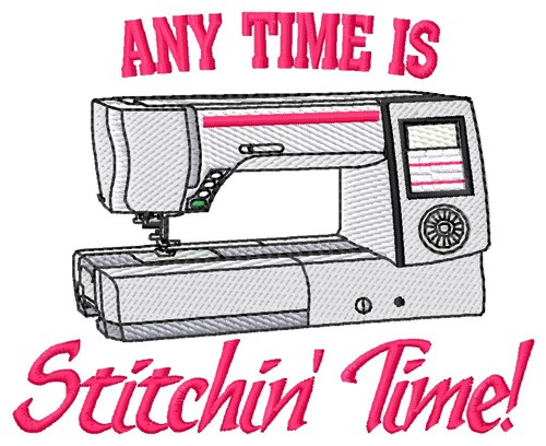 Stitchin Time Machine Embroidery Design