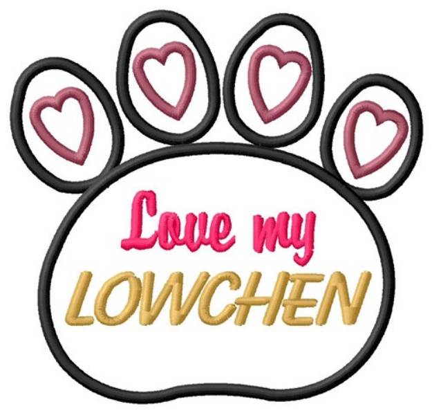 Picture of Lowchen Machine Embroidery Design