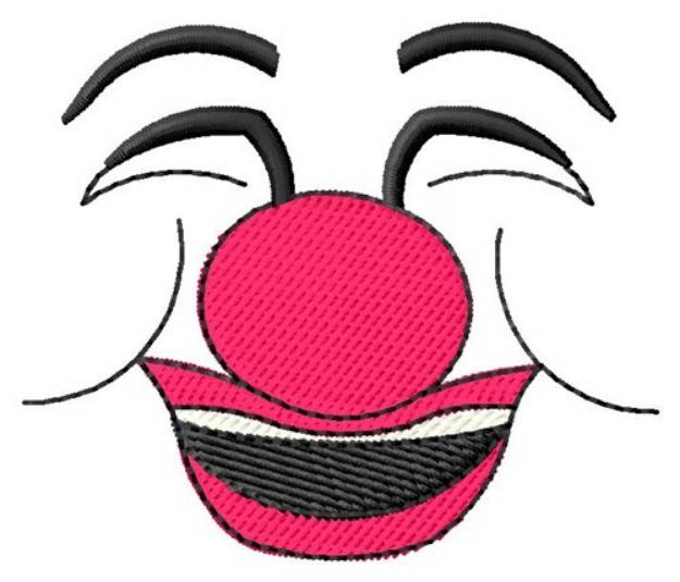 Picture of Clown Face Machine Embroidery Design