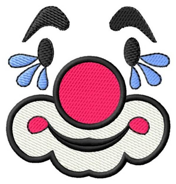 Picture of Clown Face Machine Embroidery Design