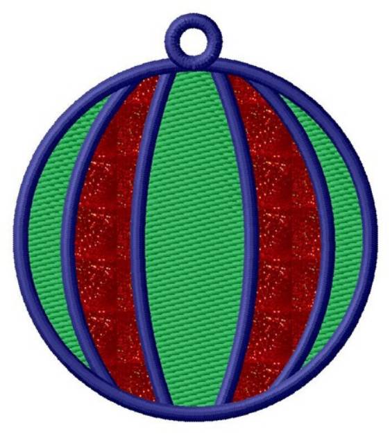 Picture of Round Ornament Applique  Machine Embroidery Design