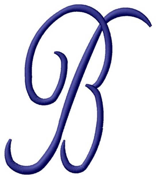 Picture of Tall Script B Machine Embroidery Design