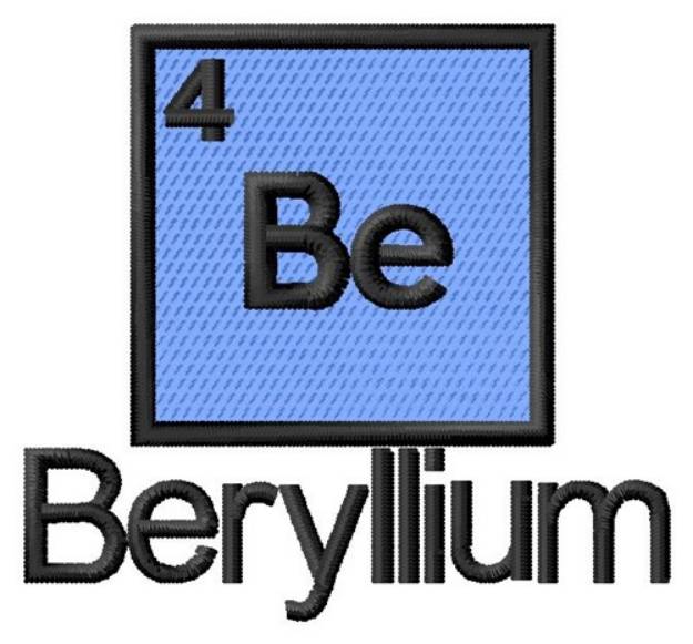 Picture of Beryllium Machine Embroidery Design