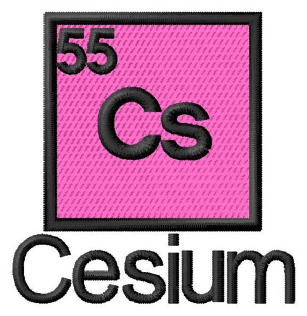 Picture of Cesium Machine Embroidery Design