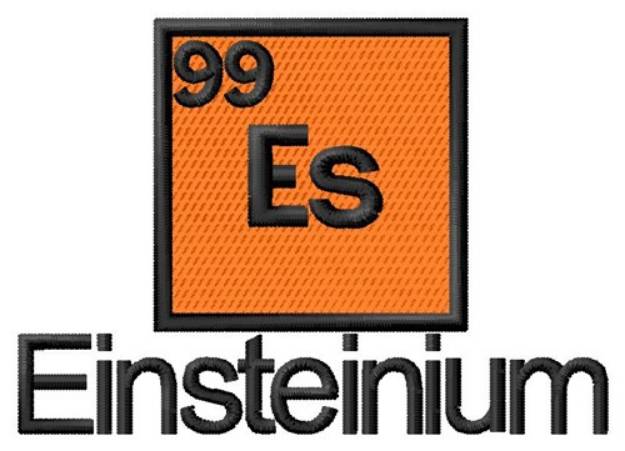 Picture of Einsteinium Machine Embroidery Design