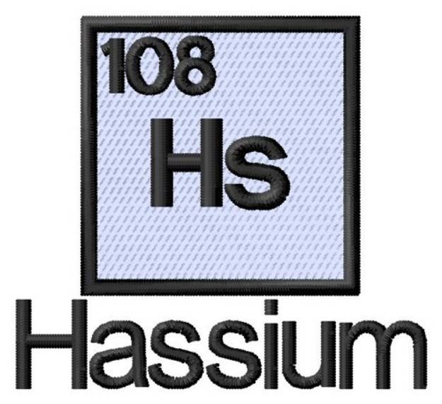 Picture of Hassium Machine Embroidery Design