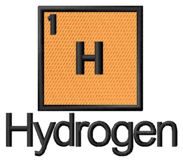 Picture of Hydrogen Machine Embroidery Design