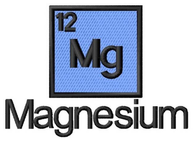 Picture of Magnesium Machine Embroidery Design