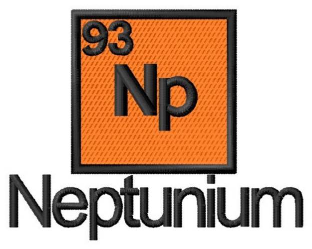 Picture of Neptunium Machine Embroidery Design