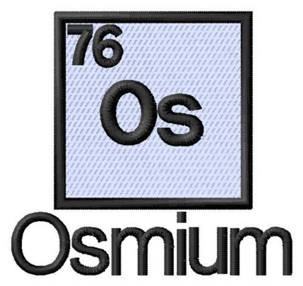 Picture of Osmium Machine Embroidery Design