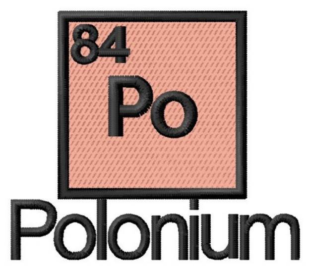 Picture of Polonium Machine Embroidery Design