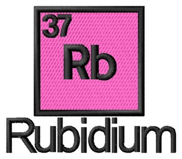 Picture of Rubidium Machine Embroidery Design