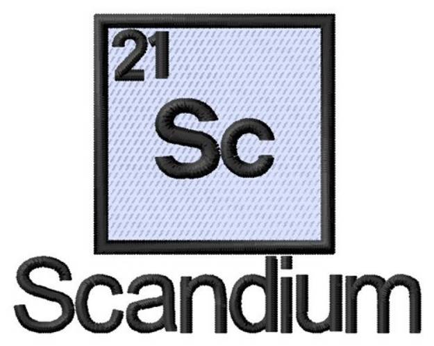 Picture of Scandium Machine Embroidery Design