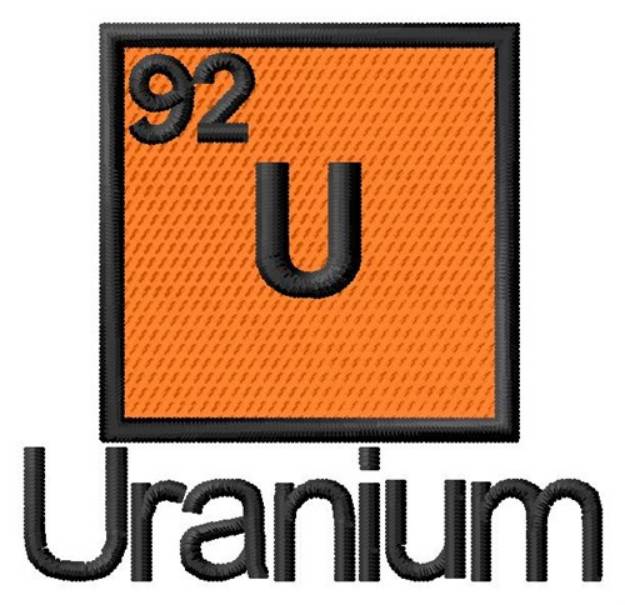 Picture of Uranium Machine Embroidery Design