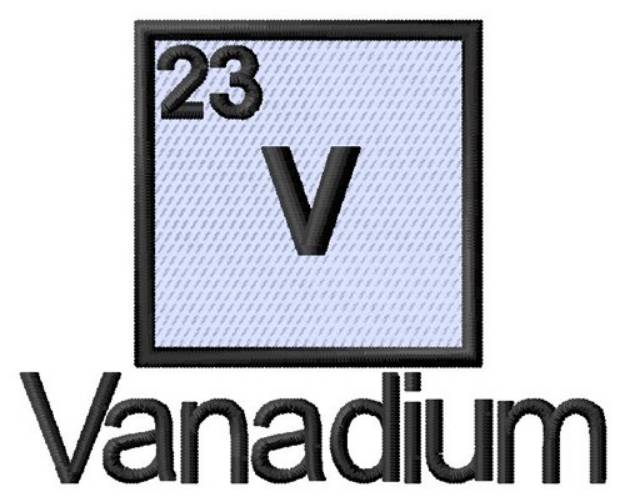 Picture of Vanadium Machine Embroidery Design