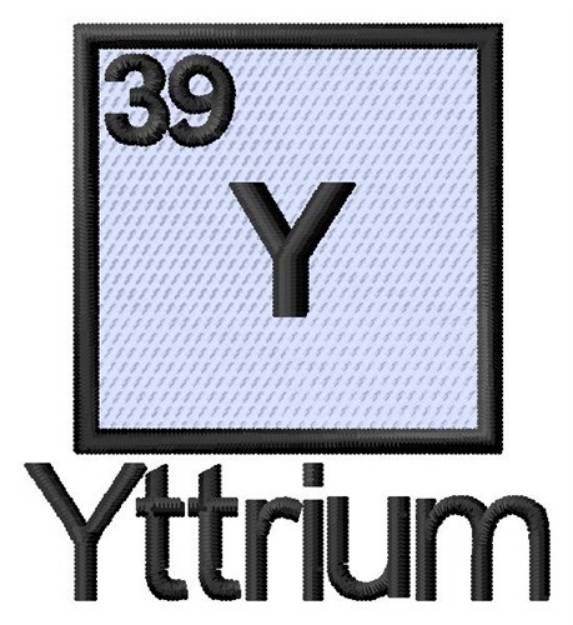 Picture of Yttrium Machine Embroidery Design