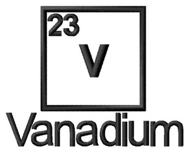 Picture of Vanadium Machine Embroidery Design