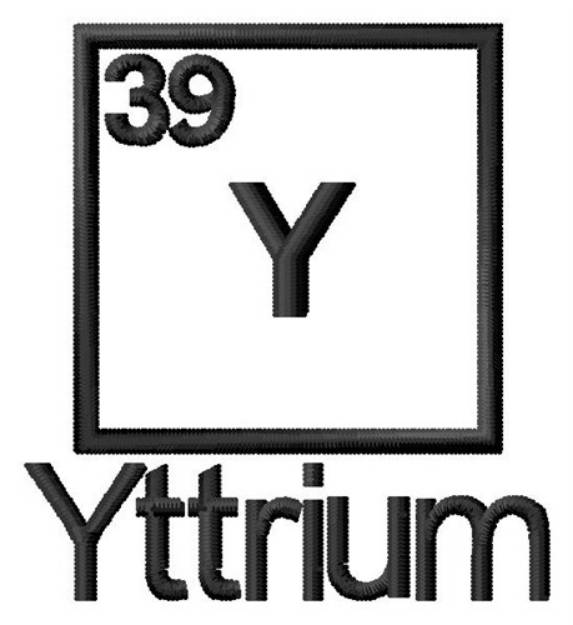 Picture of Yttrium Machine Embroidery Design