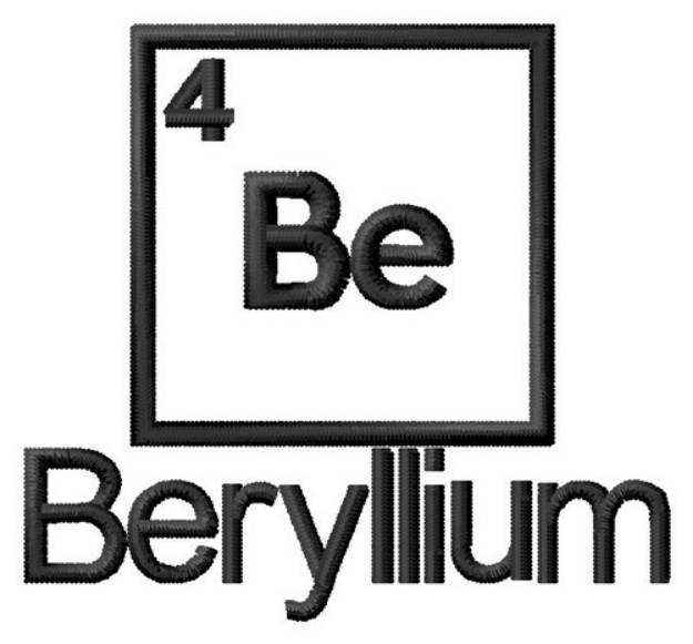 Picture of Beryllium Machine Embroidery Design