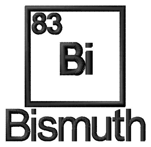Bismuth Machine Embroidery Design