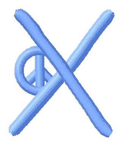 Blue Peace X Machine Embroidery Design