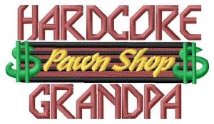 Picture of Hardcore Grandpa Machine Embroidery Design