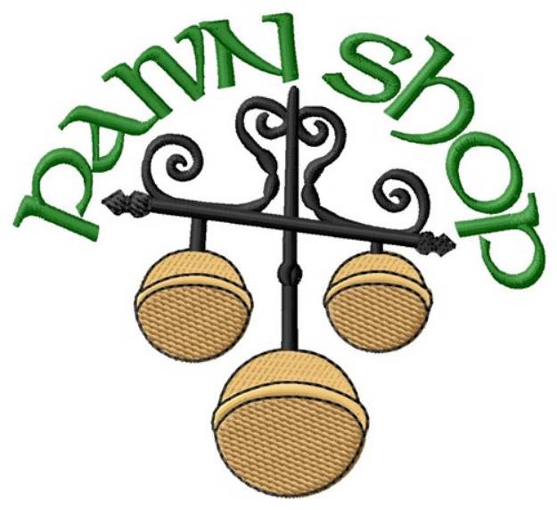 Picture of Pawn Shop Machine Embroidery Design