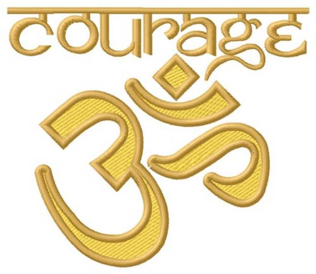 Picture of Courage Machine Embroidery Design