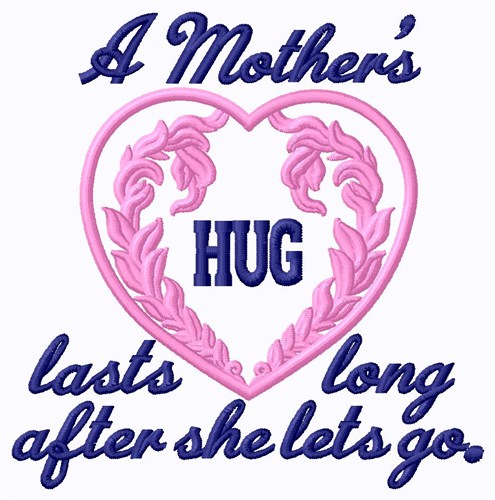 Mothers Hug Machine Embroidery Design