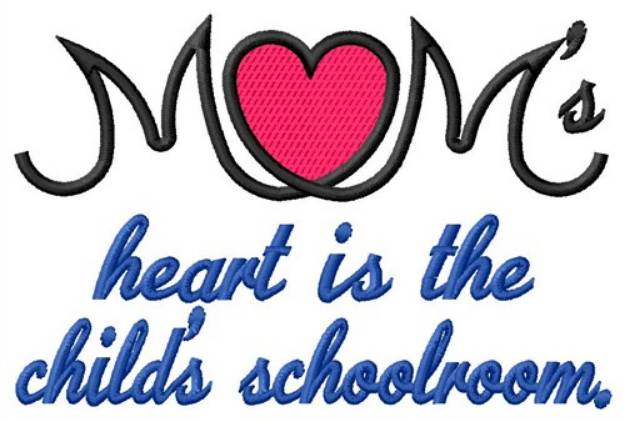 Picture of Childs Schoolroom Machine Embroidery Design