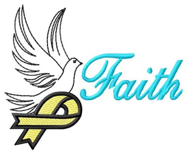 Picture of Faith Machine Embroidery Design