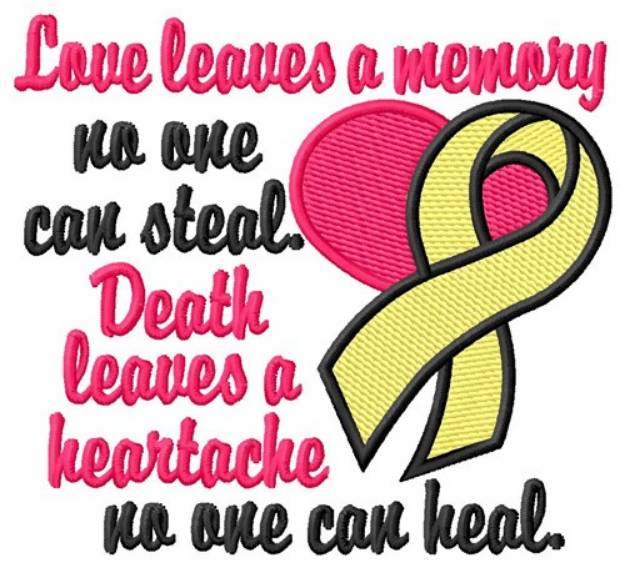 Picture of Heartache Machine Embroidery Design