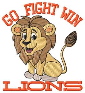 Picture of Go Fight Win Machine Embroidery Design