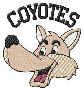 Picture of Coyote Machine Embroidery Design