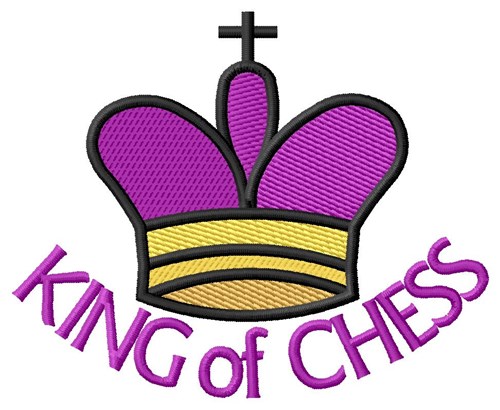 King of Chess Machine Embroidery Design