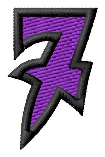 Pointed Purple 7 Machine Embroidery Design