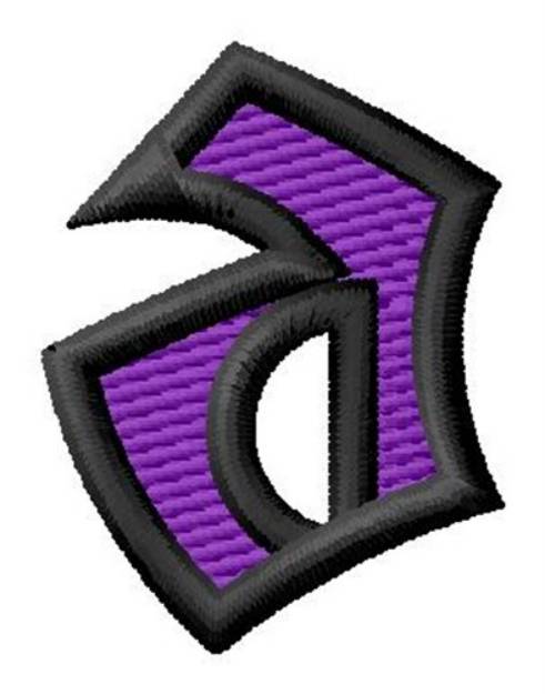 Picture of Pointed Purple a Machine Embroidery Design