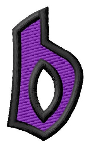 Pointed Purple b Machine Embroidery Design